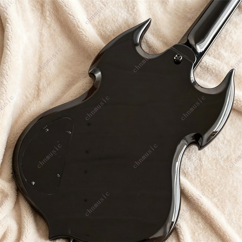 Buzzsaw Barbarian Solid Electric Guitar Stainless Rounded Fret Edge Charcoal