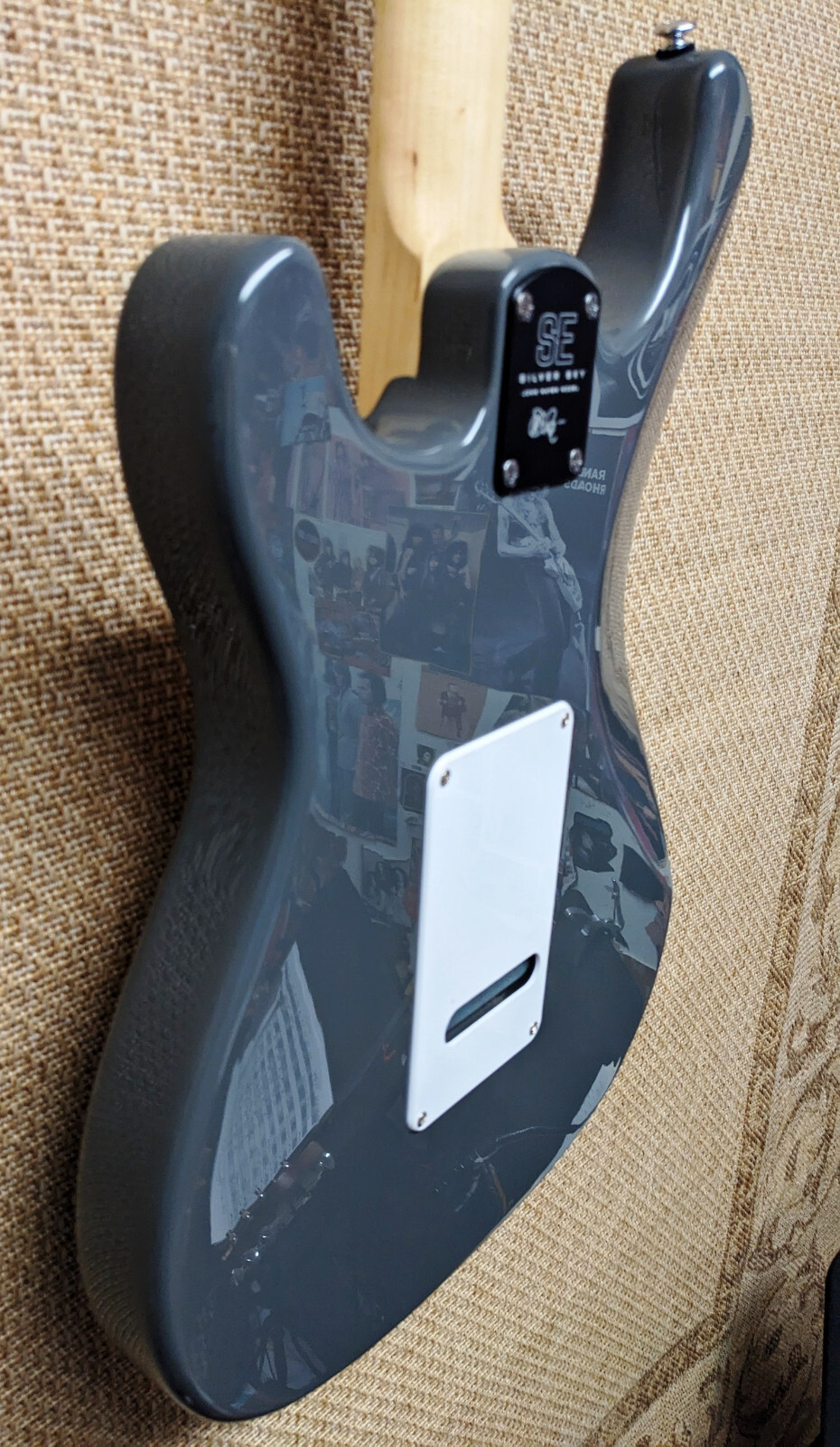 PRS SE Silver Sky Electric Guitar Overland Gray Maple Neck/Fingerboard Bag Rocks