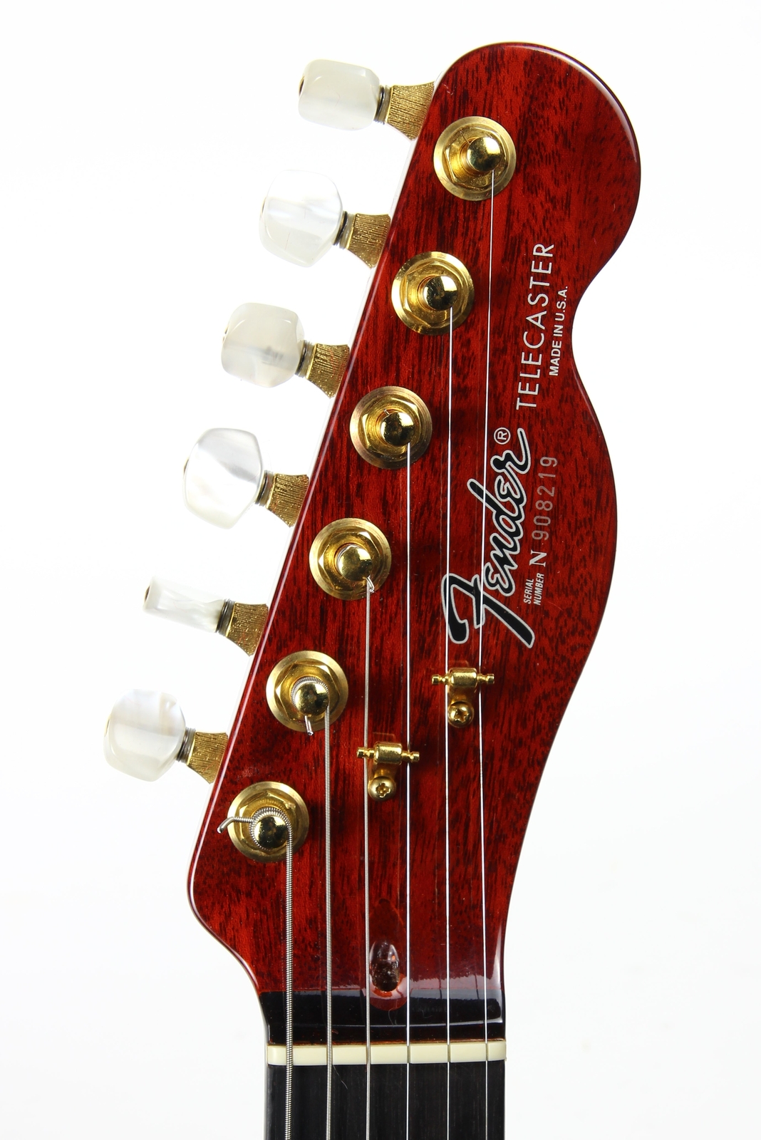 1992 Fender Custom Shop Set Neck Country Artist Telecaster QUILT Sunset Orange T