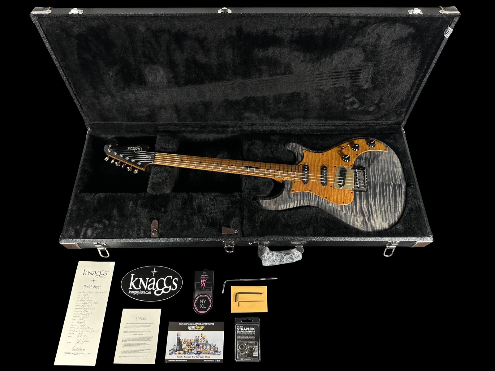 2020 KNAGGS SEVERN LM LARRY MITCHELL SIGNATURE TIER 2 FLAME TOP ~ FADED ONYX