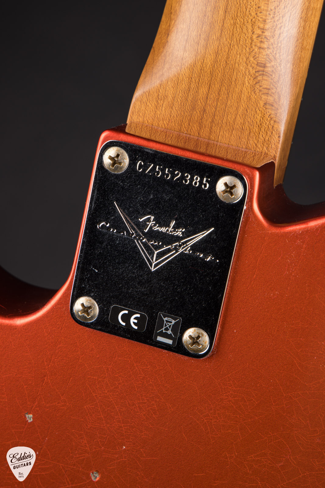 Fender Custom Shop 1960 Tele Custom Relic – Super Aged Candy Tangerine #CZ552385