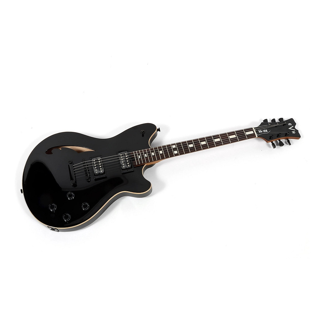 EVH SA126 Standard Electric Guitar Piano Black 197881451028 OB