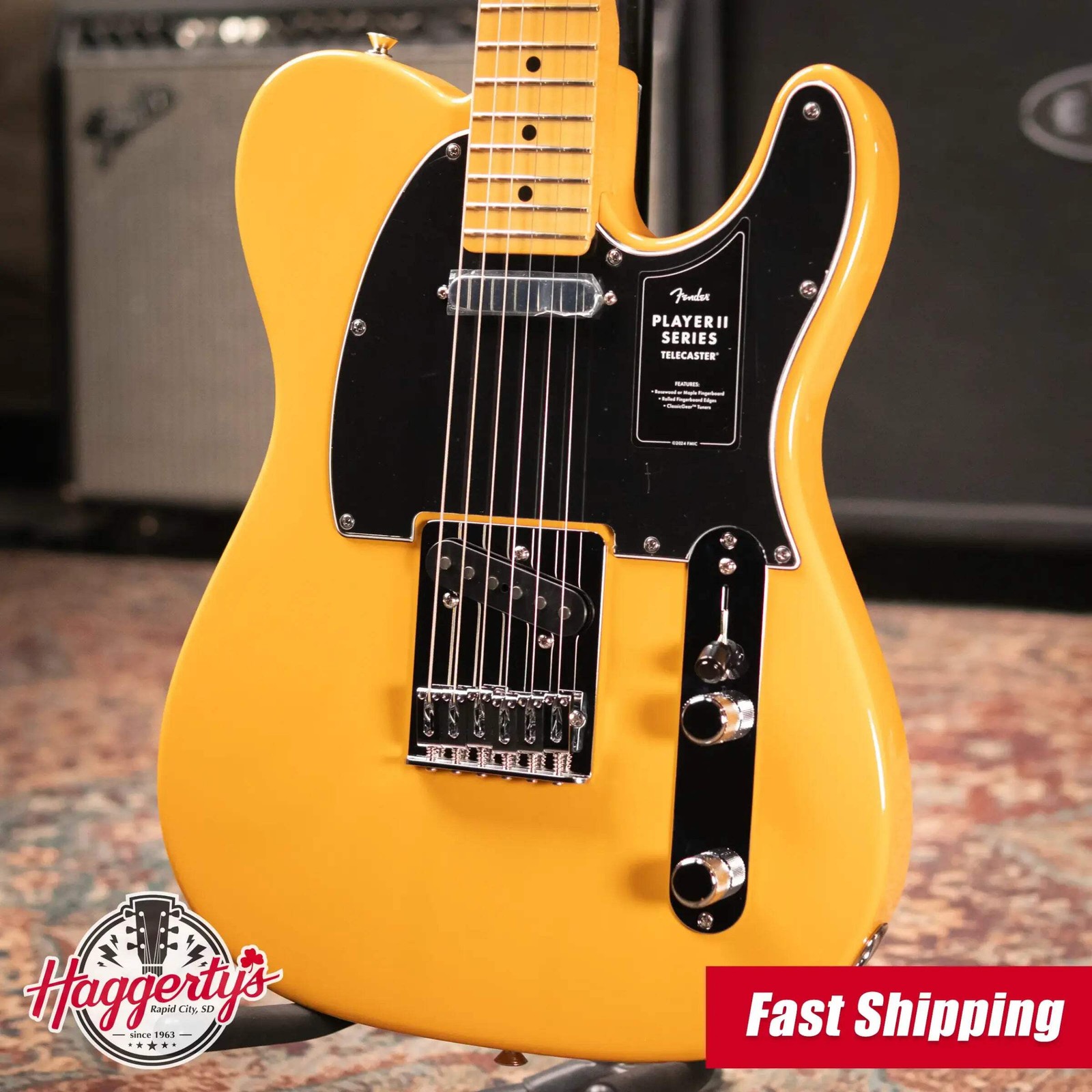 Fender Player II Telecaster Electric Guitar – Butterscotch Blonde