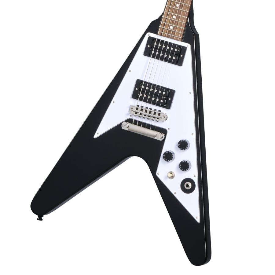 Epiphone Inspired by Gibson Kirk Hammett 1979 Flying V Ebony w/Hard Case