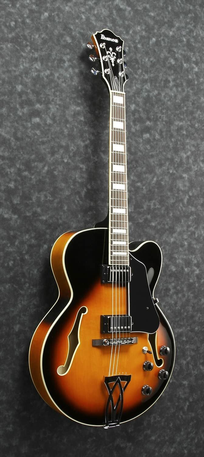 Ibanez AF75BS Full Hollow Electric Guitar AF75-BS with Bag Japan New