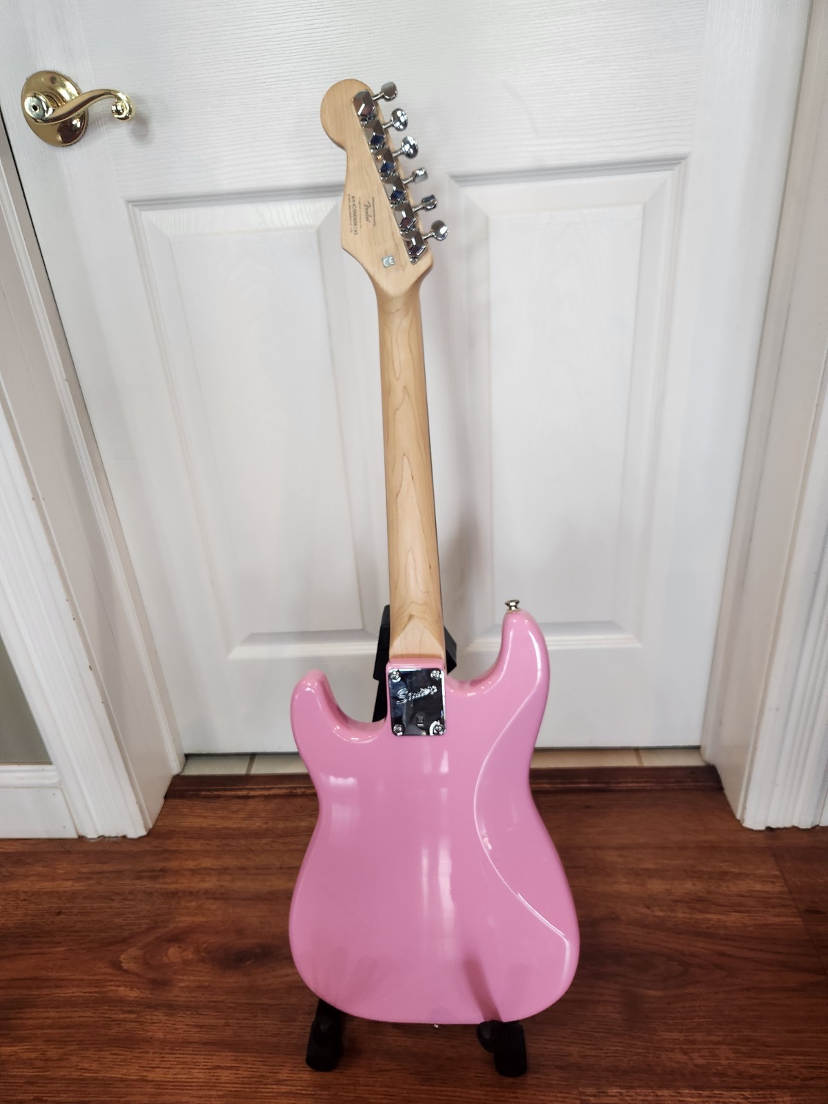 2006 Fender Squier Mini Hello Kitty Electric Guitar with strap and case