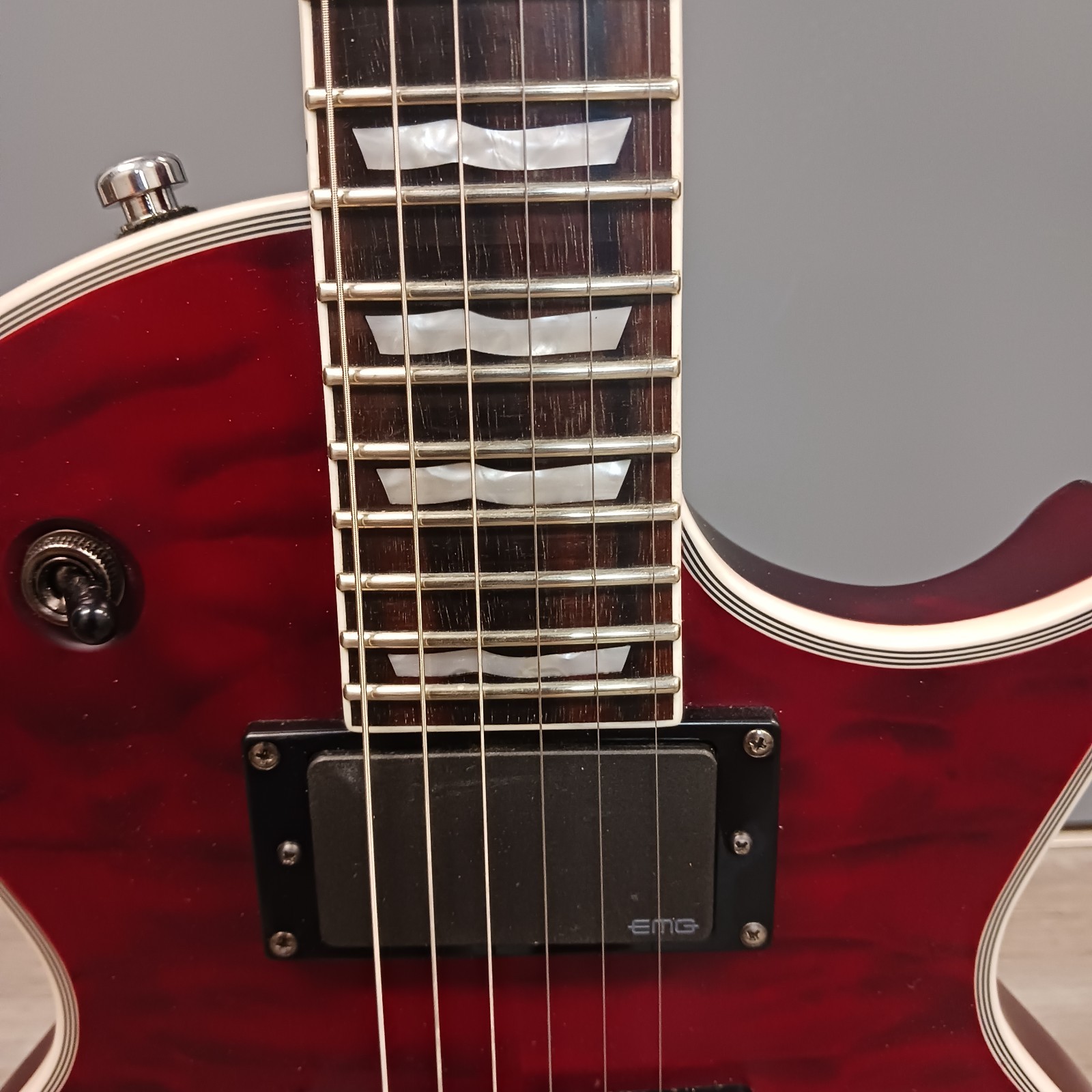 ESP LTD EC-401QM Quilted Maple Electric Guitar