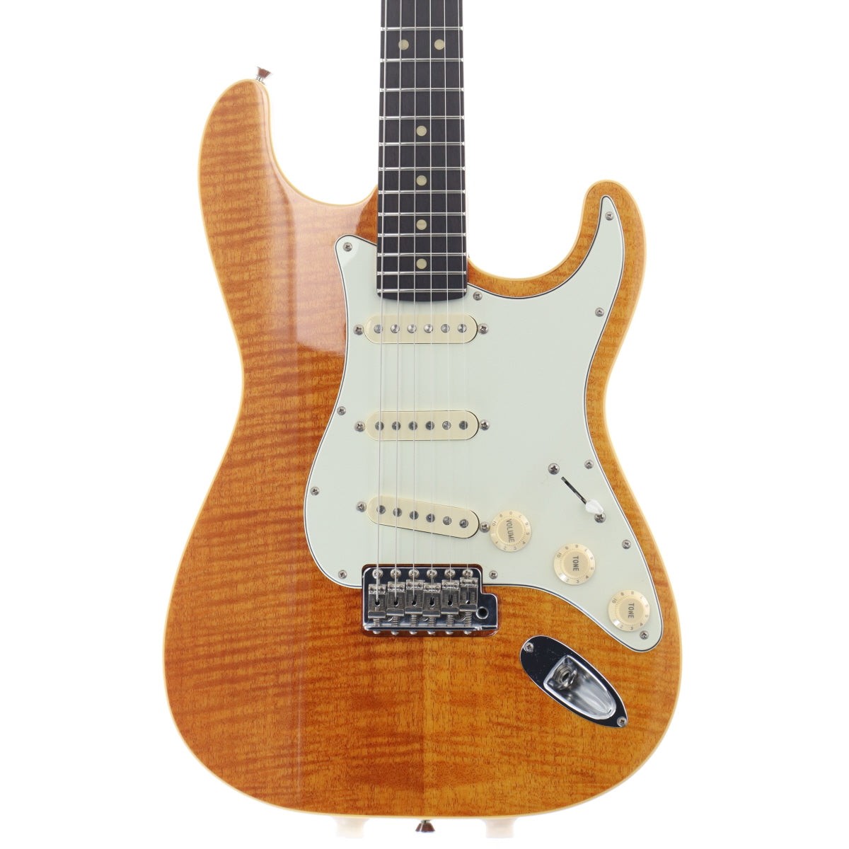 FENDER JAPAN (pre-2015) AST-110DMC mod FLA Flame Amber [MIJ T076369]