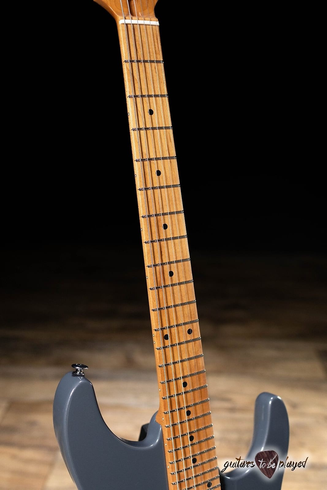 Ibanez AZ2402 Prestige HH Roasted Maple Neck Guitar w/ Case – Gray Metallic