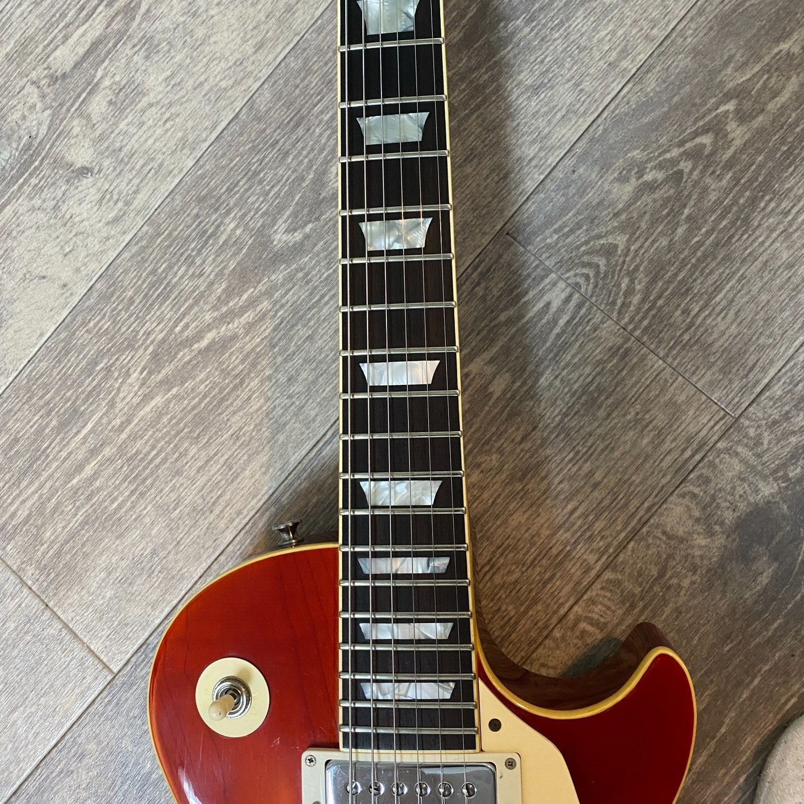 Orville By Gibson Electric Guitar Les Paul Stand Cherry Sunburst LPS-75 Used