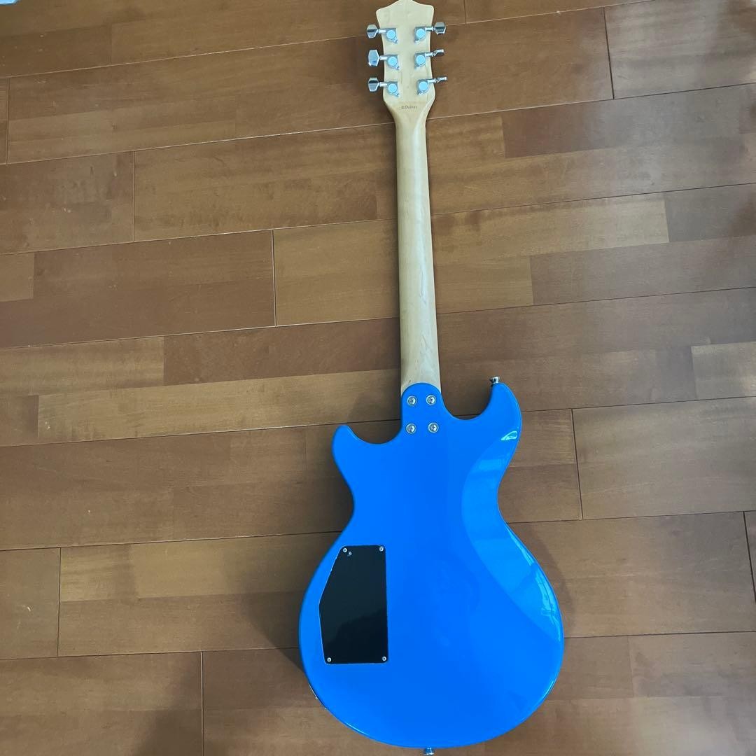 Electric Guitar Disney The Nightmare Before Christmas Double Cutaway Blue Black