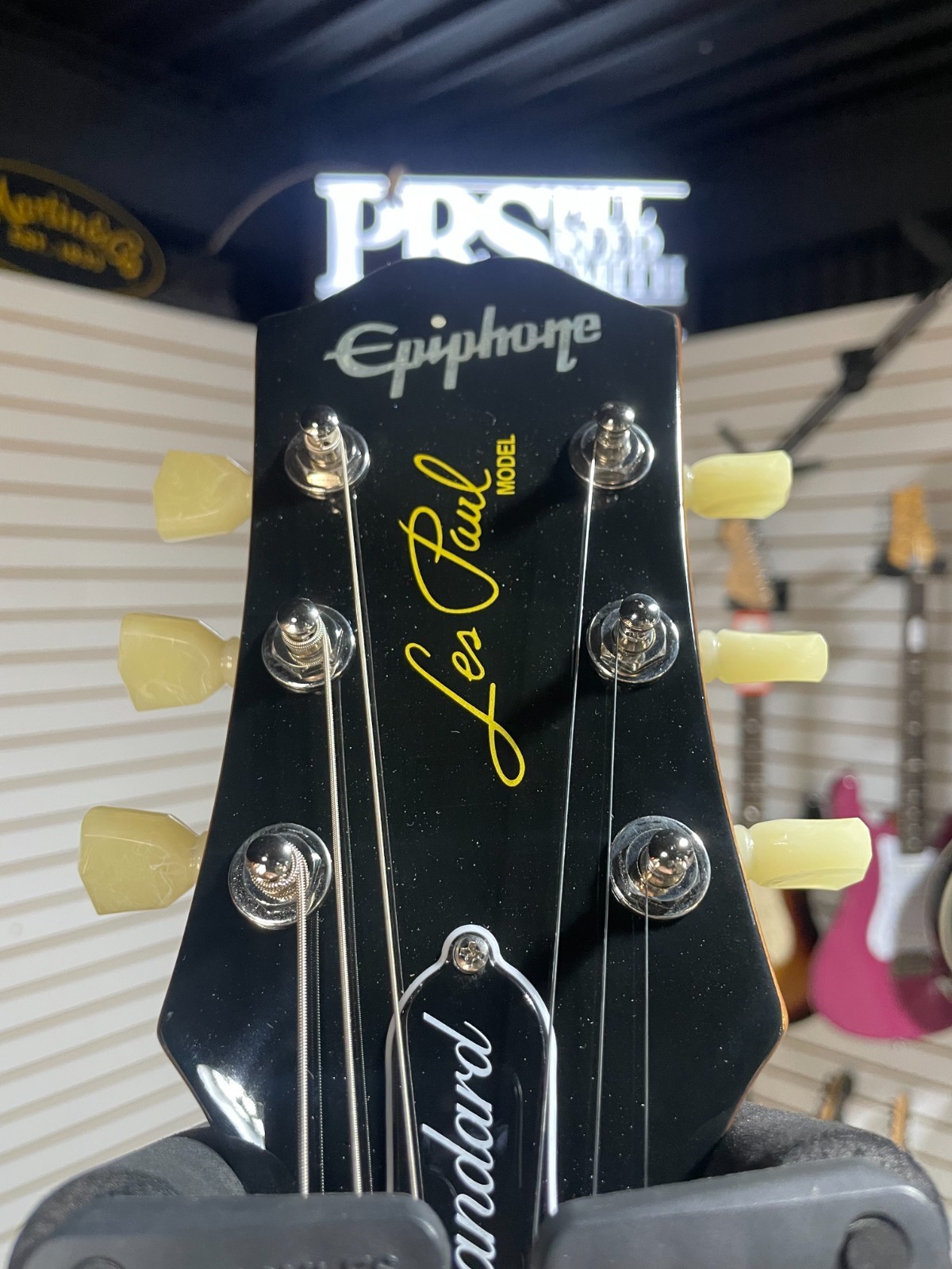 Epiphone Les Paul Standard 50s Electric Guitar – Gold w/Gig Bag & PLEK*D #504