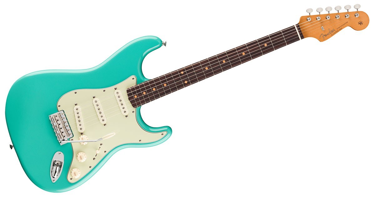 Fender Vintera III Early ’60s Stratocaster Sea Foam Green Electric Guitar NEW