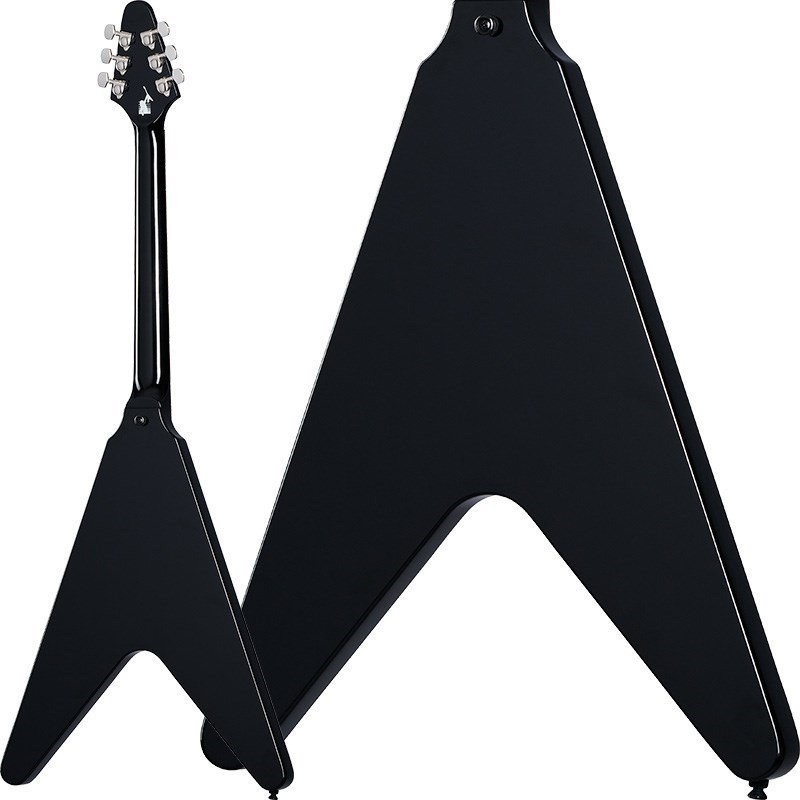 Epiphone Inspired by Gibson Kirk Hammett 1979 Flying V Ebony w/Hard Case New