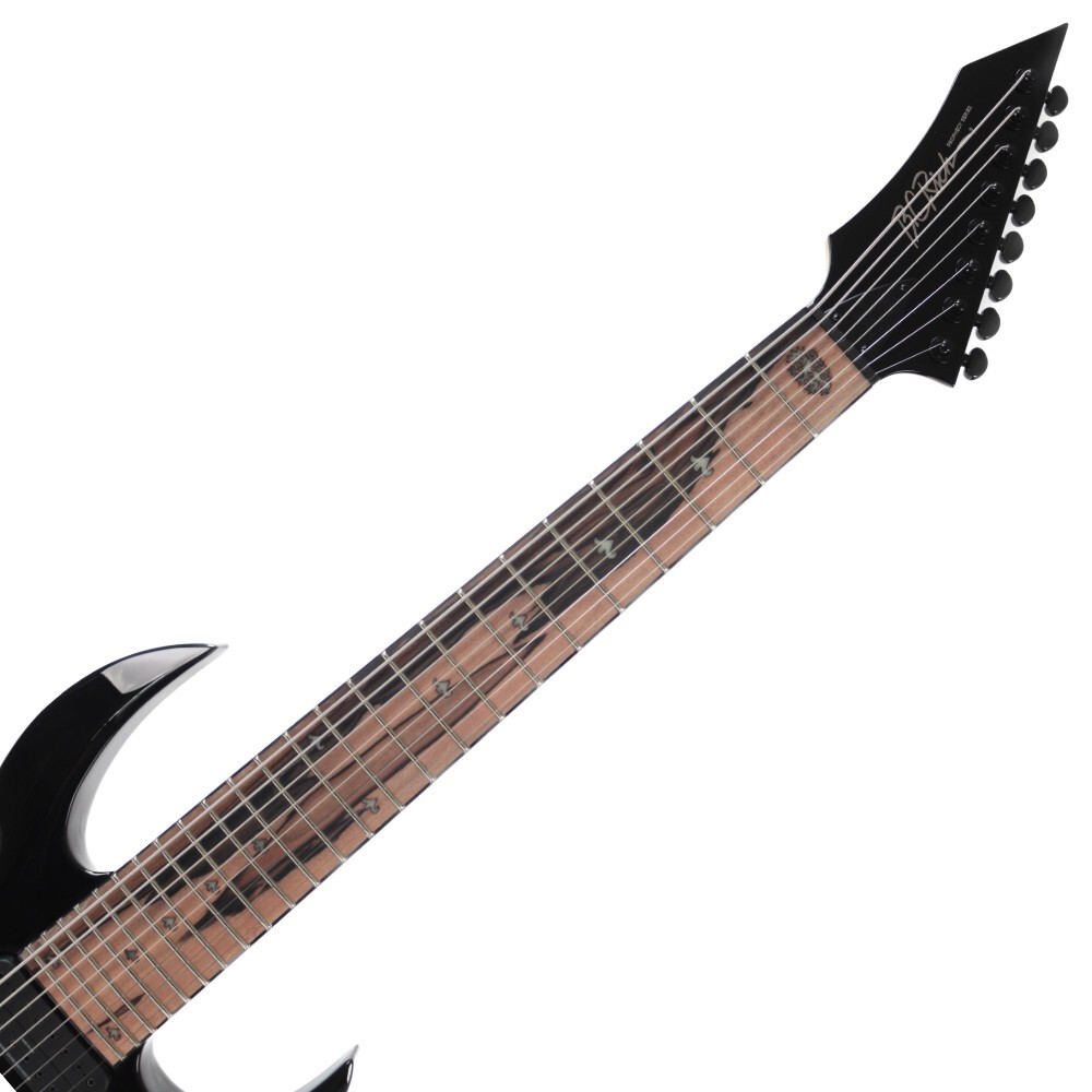 B.C.Rich Shredzilla 8 Prophecy Archtop With Evertune Gloss Black String Electric