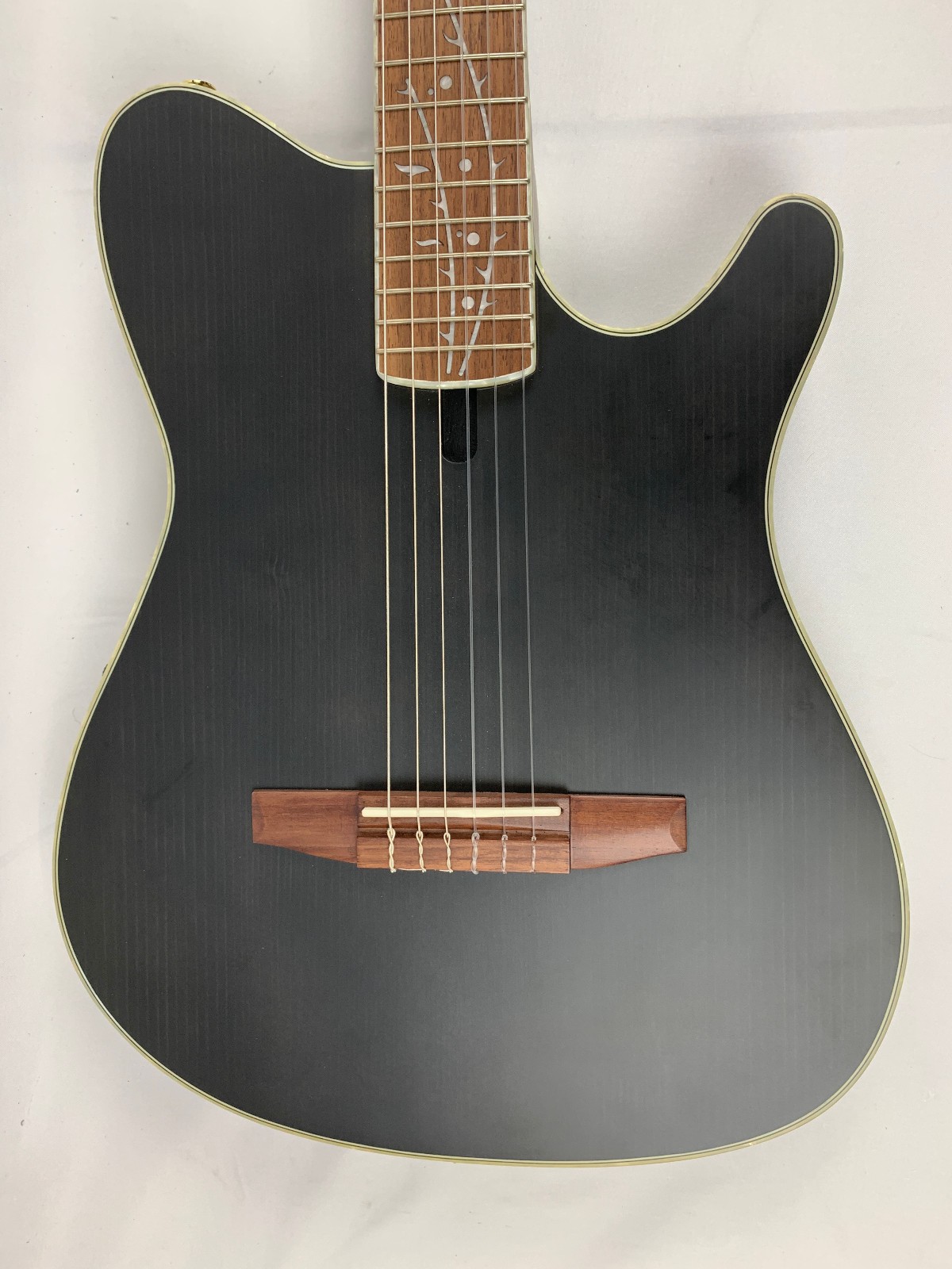 Ibanez TOD10N Tim Henson Nylon Transparent Black Flat TOD-10 N TKF – B-Stock
