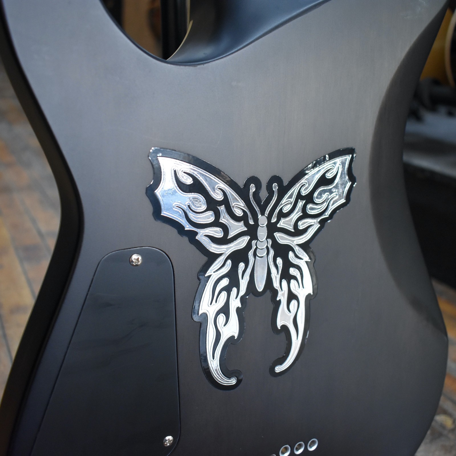 Schecter Korea C-1 Platinum Electric Guitar 2016 Translucent Black