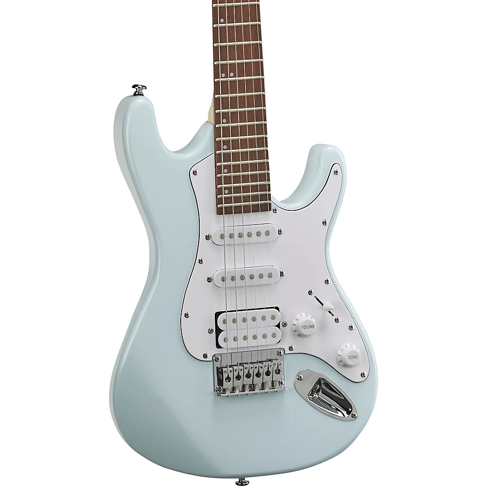 Mitchell TD100 Short-Scale Electric Guitar Powder Blue 3-Ply White Pickguard