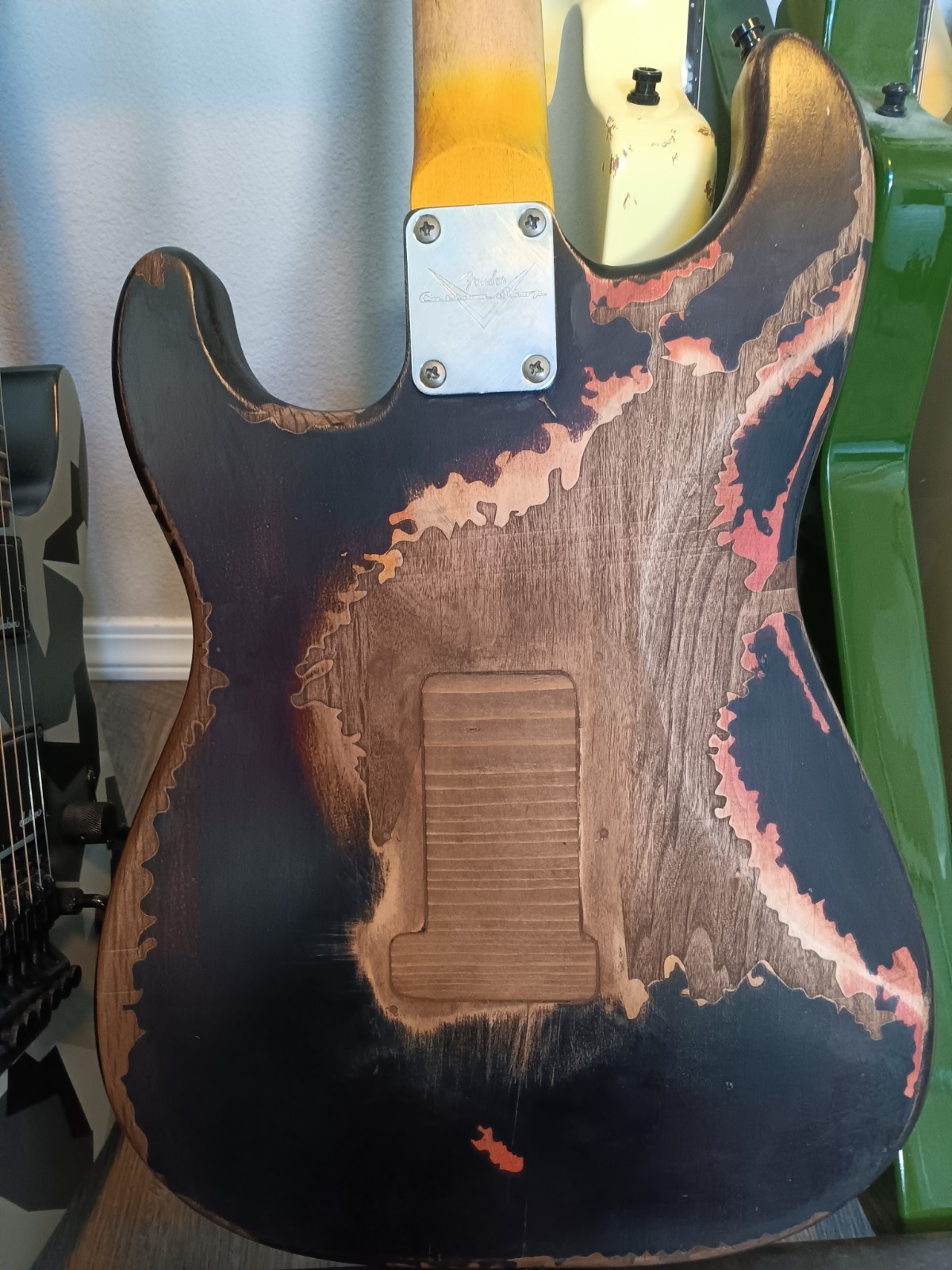 Chender Stratocaster Upgraded Kahler Tremolo Road Worn