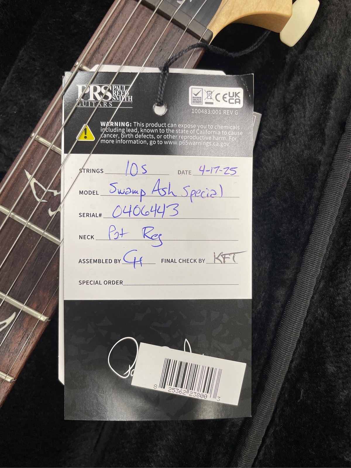 PRS CE Swamp Ash Special – Jasper Smokeburst | Axe Palace