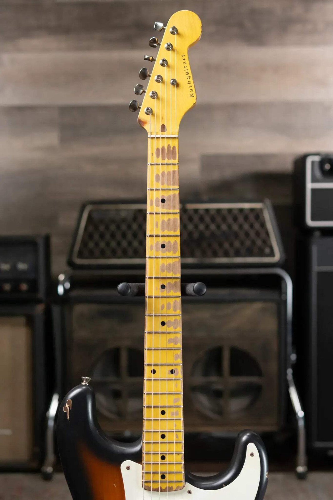 Nash S-57 Electric Guitar – 2-Tone Sunburst with Hardshell Case