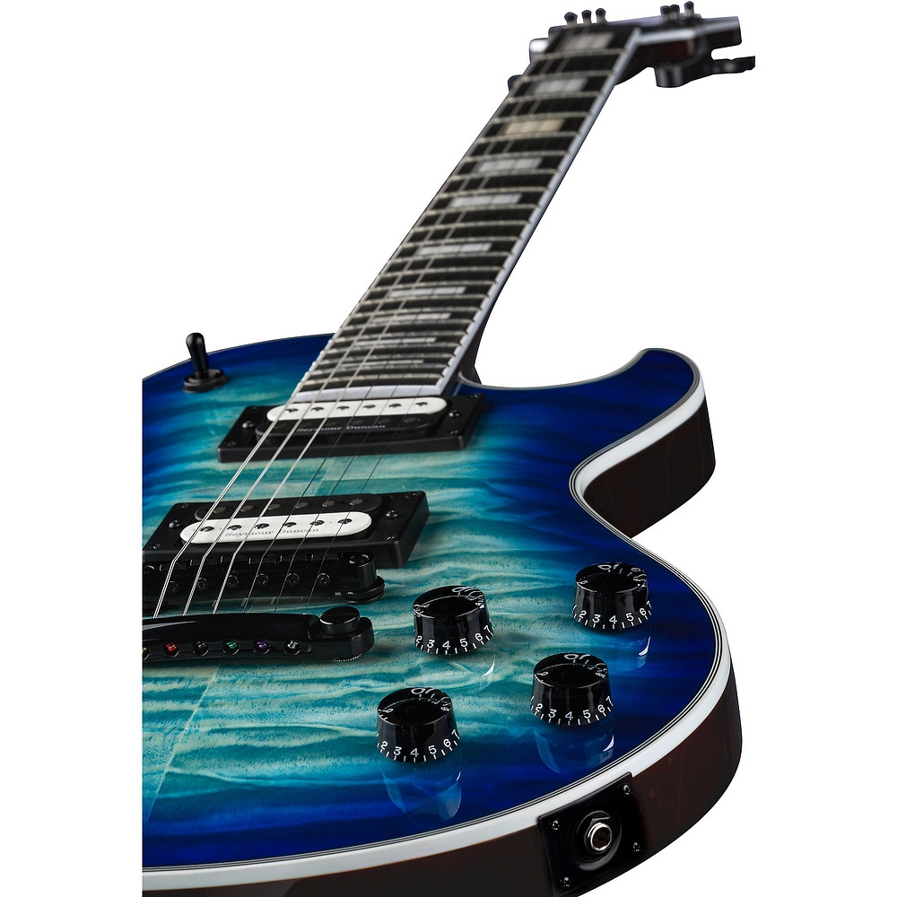 Dean Thoroughbred Select Quilt Top Electric Guitar Ocean Burst