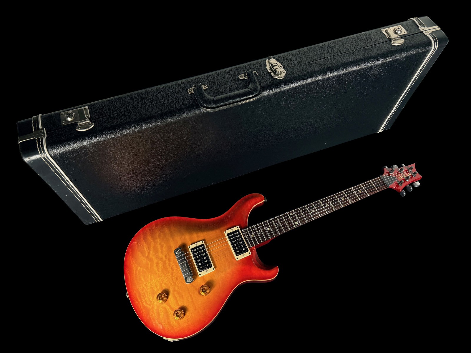 1997 PAUL REED SMITH PRS CUSTOM 22 QUILT TOP ~ CHERRY SUNBURST