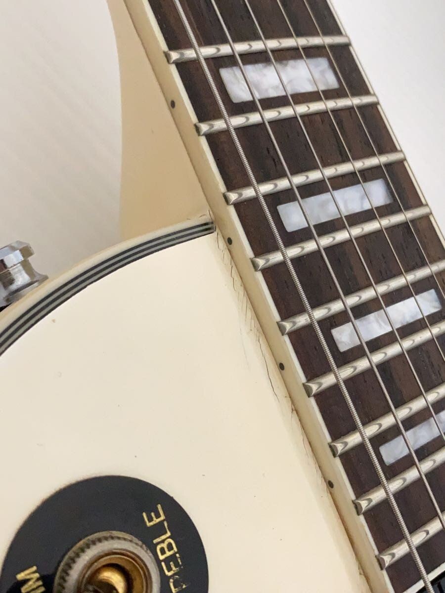 Epiphone Electric Guitar LP CTM Pro 2014 Les Paul Type White HH Used