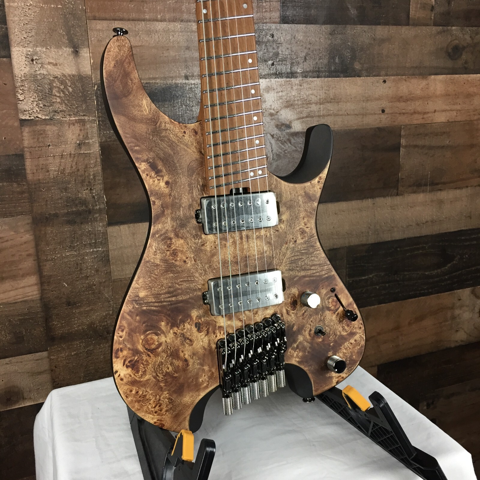 Ibanez QX527PB 7-String Electric Guitar, Antique Brown Stain, Free Ship, 445