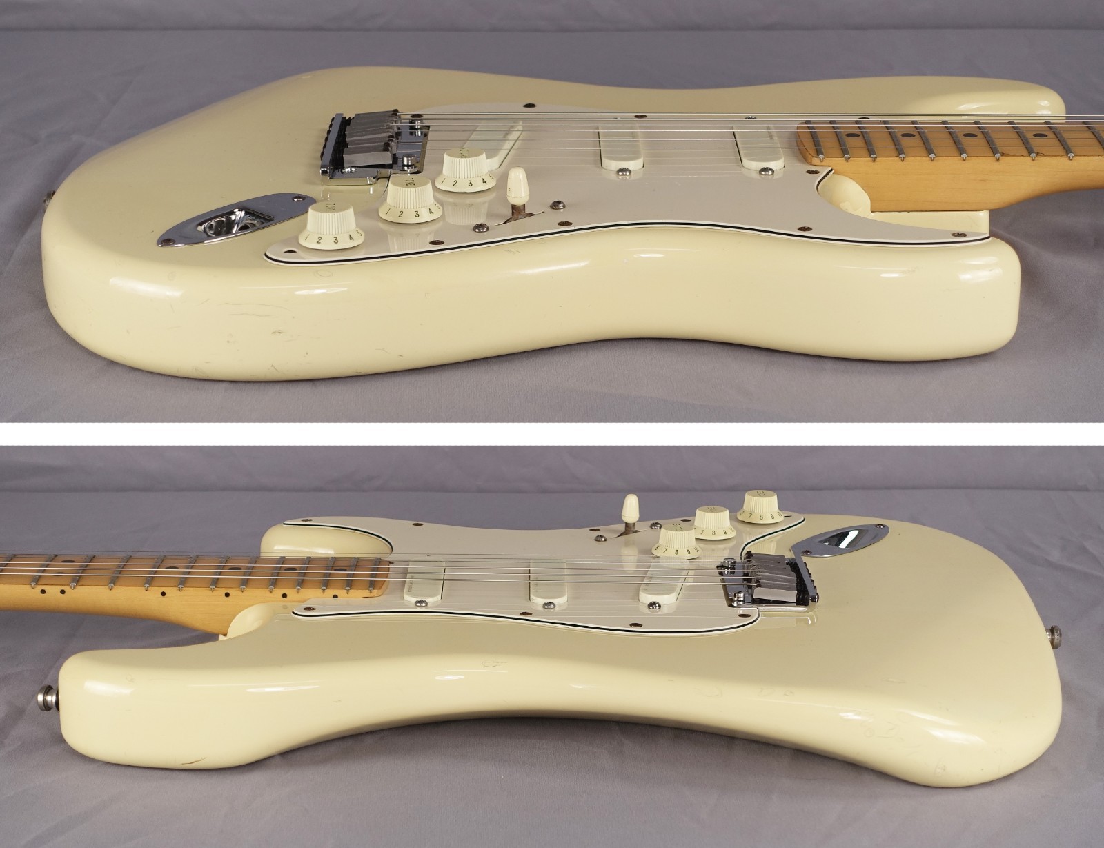 1992 Fender Stratocaster Plus Olympic White with Original Hardshell Case