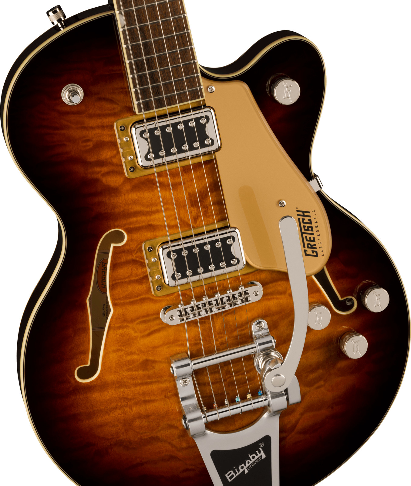 Gretsch G5655T-QM Electromatic Center Block Jr. Single-Cut Quilted Maple with Bi