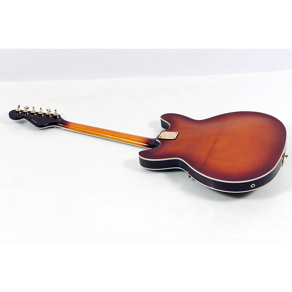 Hagstrom ’67 Viking II LE Hollowbody Guitar Vintage Sunburst 197881131173 OB