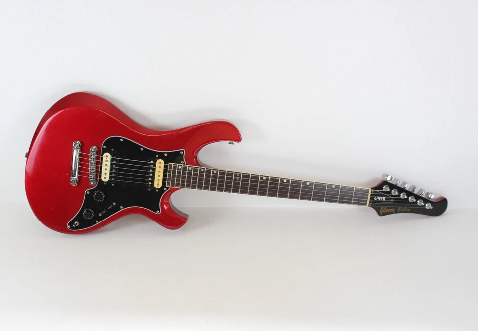 1981 Vintage Gibson Victory MV-2 Candy Apple Red MVII CAR Finish USA 1980s +OHSC