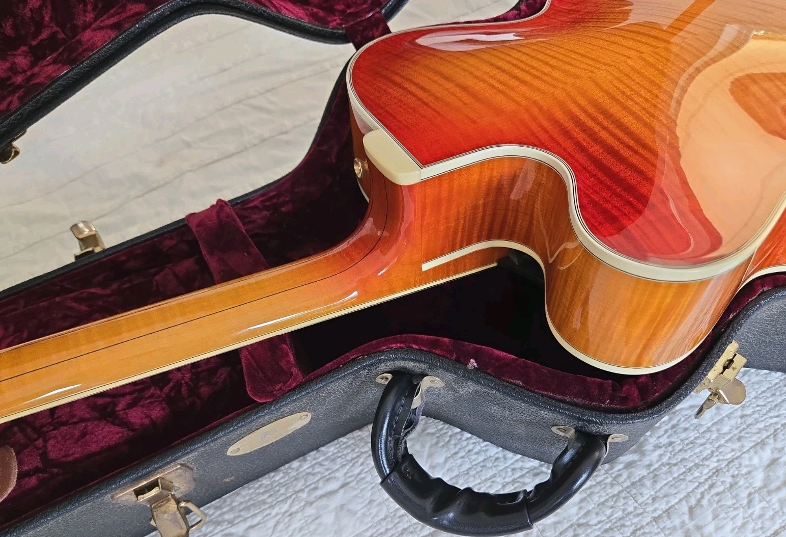 Rare Nelson Palen Handcrafted Jazz Archtop Guitar 2004 Serial 33 TKL Case