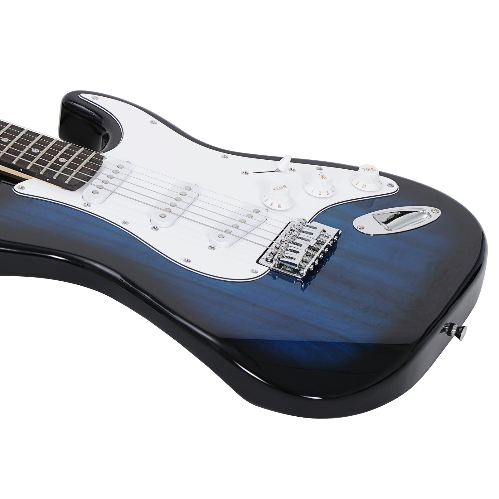 39” Electric Guitar with 10-Watt Amp, Case, Strap, Cable for Beginner Starter