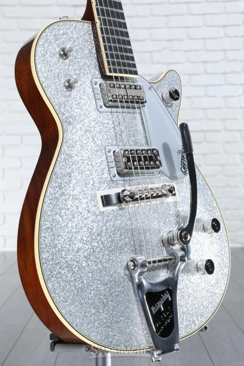 Gretsch G6129T-59 Vintage Select Edition ’59 Duo Jet – Silver Sparkle
