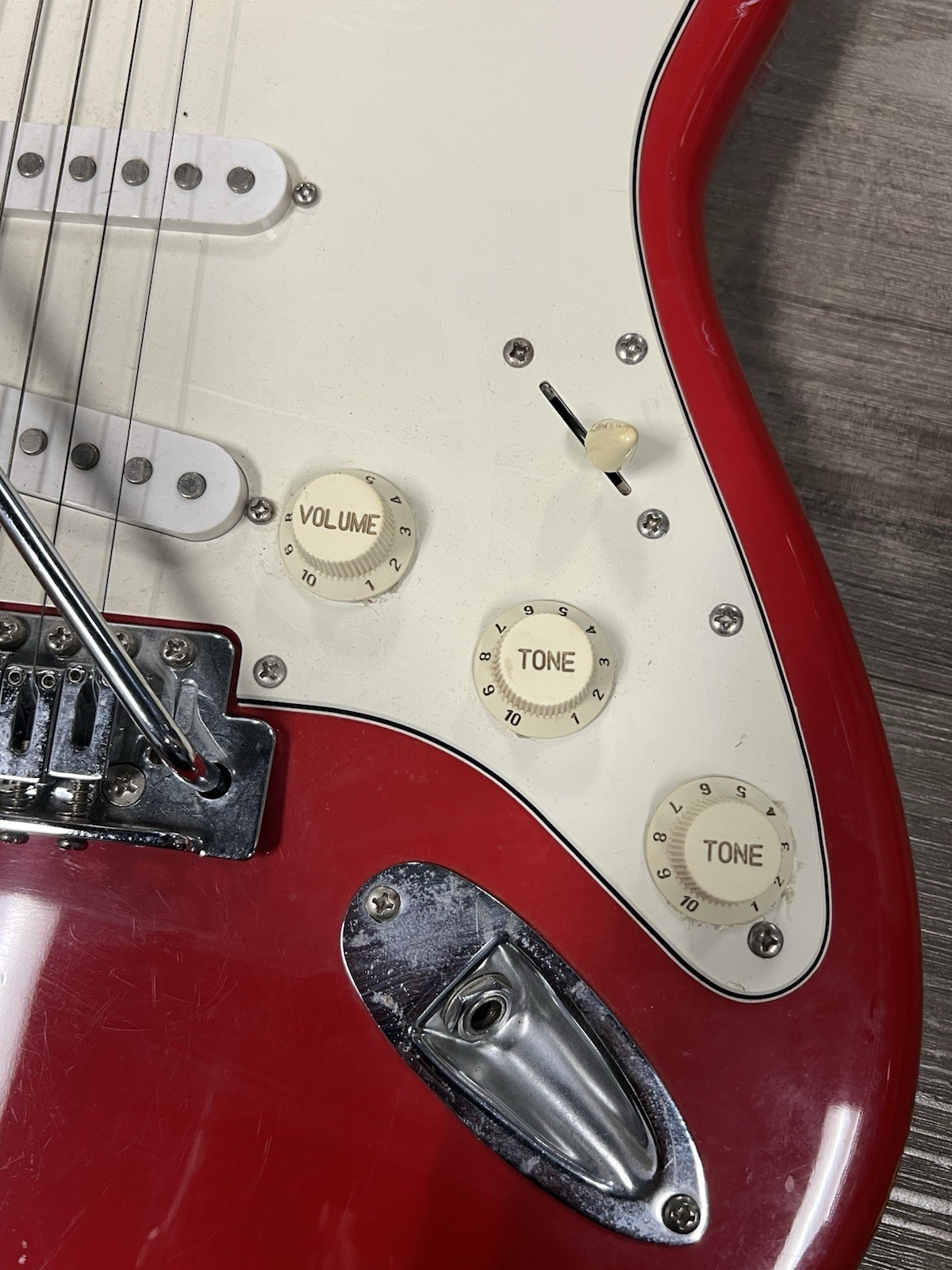Fender Starcaster Red Electric Guitar Stratocaster Style