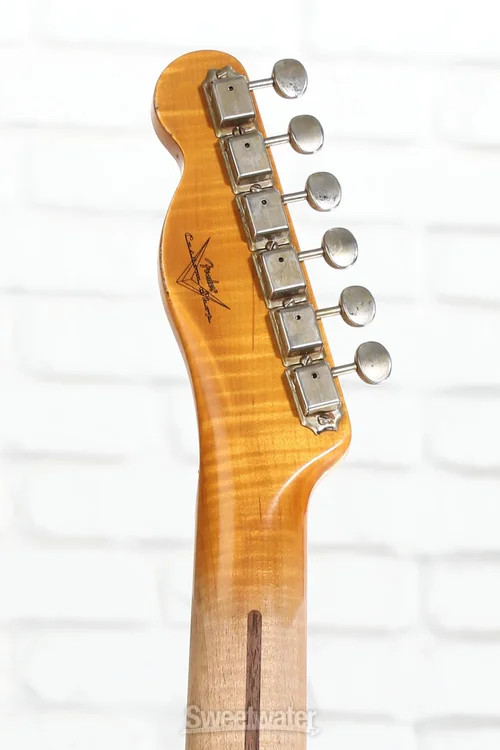 Fender Custom Shop 1951 Telecaster Relic Electric Guitar – Nocaster Blonde,
