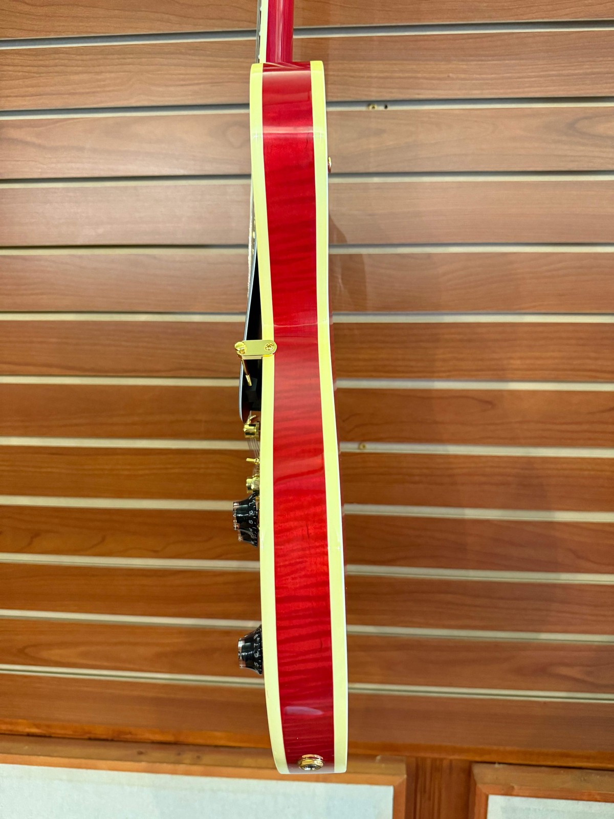 Heritage Custom Shop Core Collection H-555 Electric Guitar, Translucent Cherry