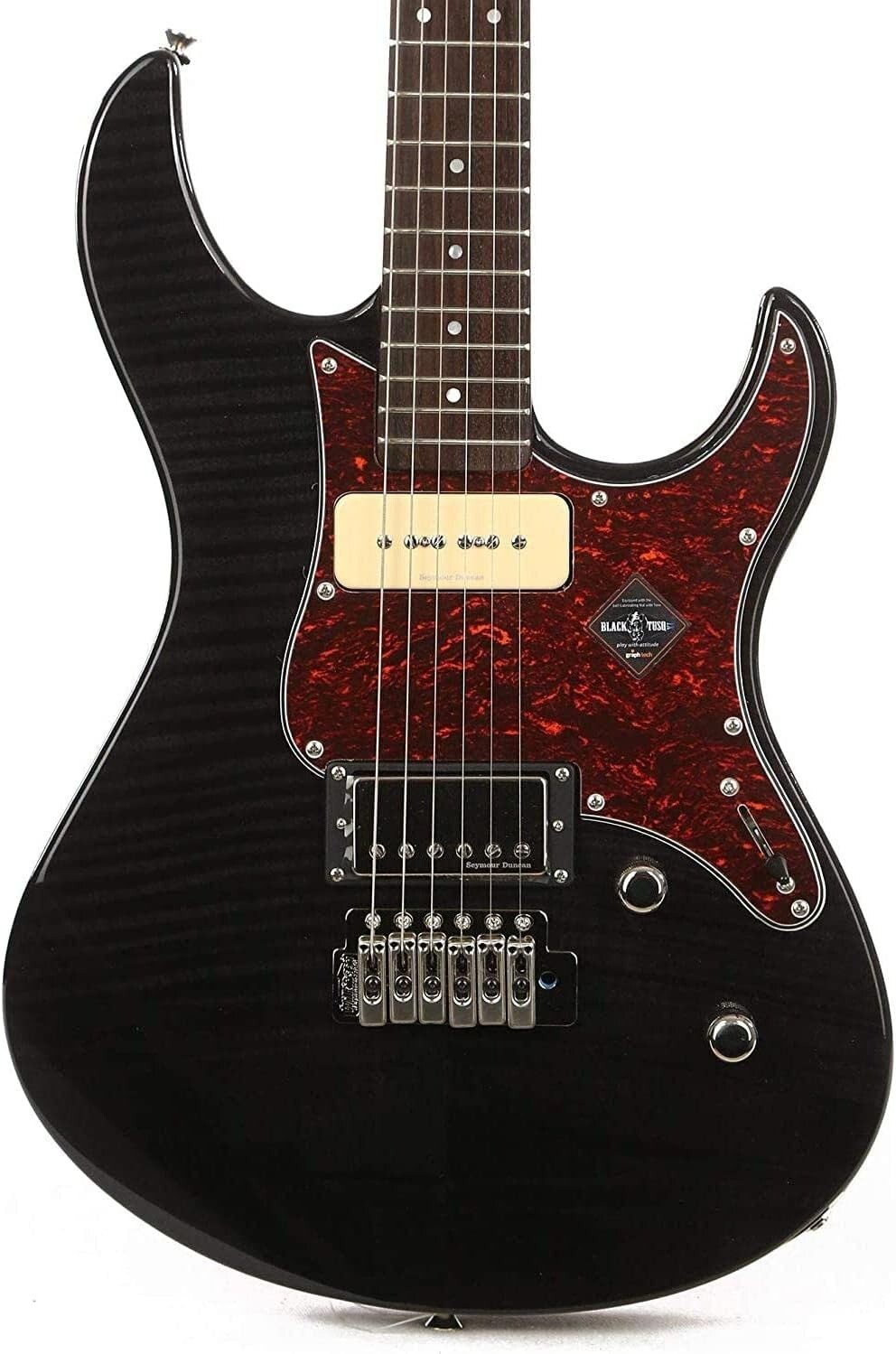 YAMAHA Electric Guitar PACIFICA PAC611VFM TBL w/genuine soft case New