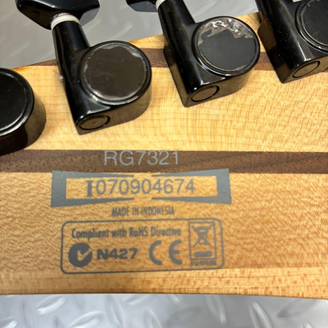 [Extremely good condition, out of print, 7-string guitar] Ibanez RG7321 Super