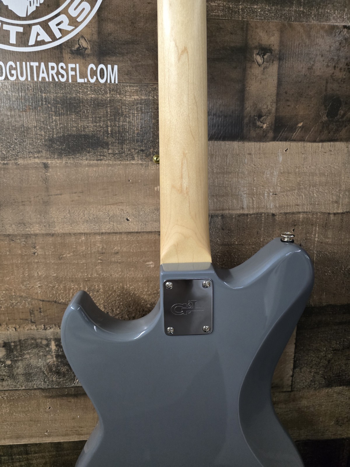 G & L Fullerton Deluxe Fallout Pearl Gray With COA And Gig Bag.