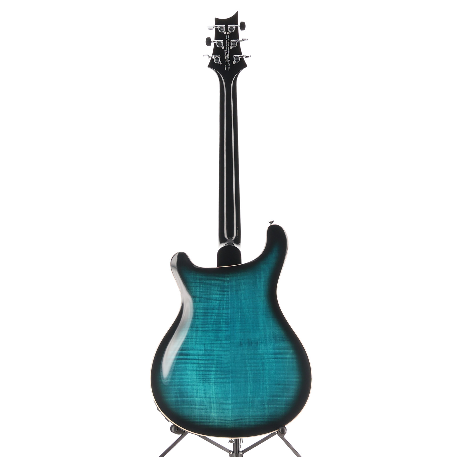 PRS SE Hollowbody II Piezo Electric Guitar – Peacock Blue Burst (P) (13064)