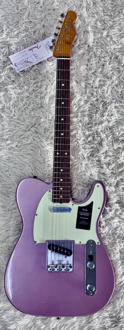 Fender Vintera II Road Worn ’60s Telecaster, Rosewood board, Burgundy Metallic