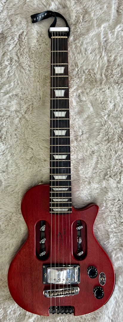 Traveler EG-1 Electric Guitar 6 String Solid-Body Red Satin Finish with gig bag