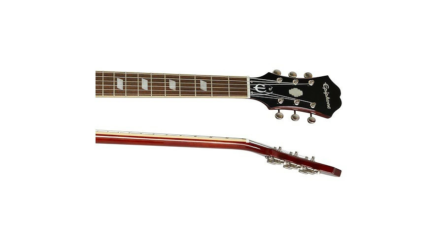 Epiphone Riviera Royal Tan electric guitar semi-acoustic sunburst with gig bag