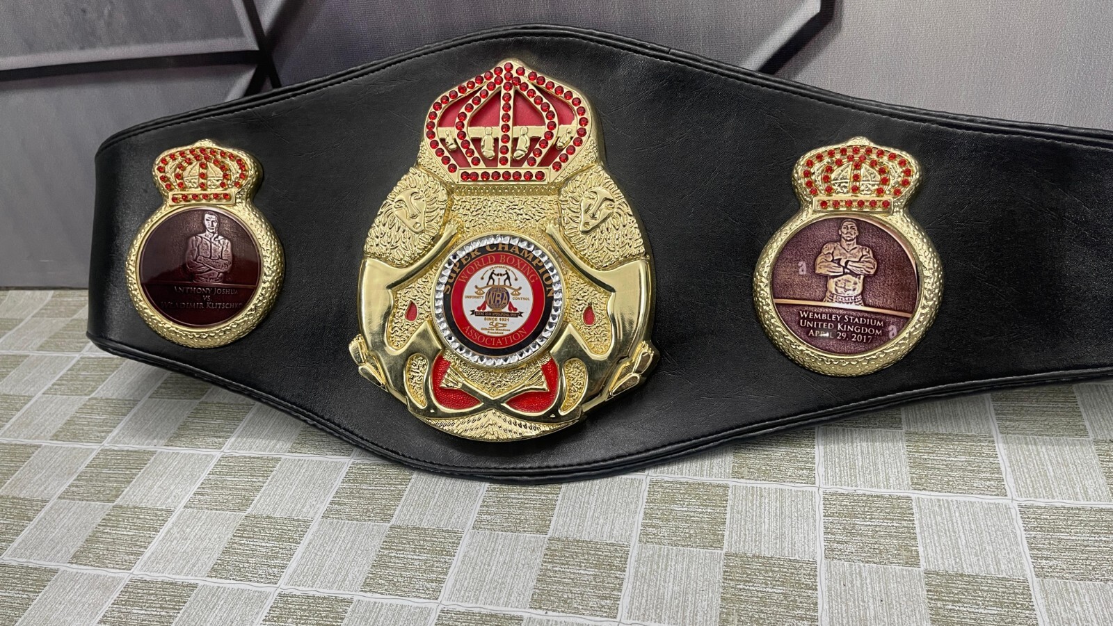 WORLD REPLICA BOXING SET OF 5 BELTS WBA,IBO,WBC,IBF,& WBO ADULT SIZE TITLE