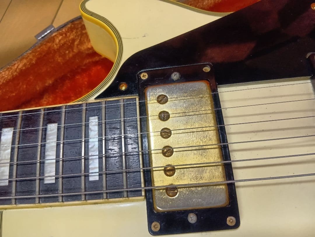 Burny Les Paul Custom Diamond Inlay Safe packing!