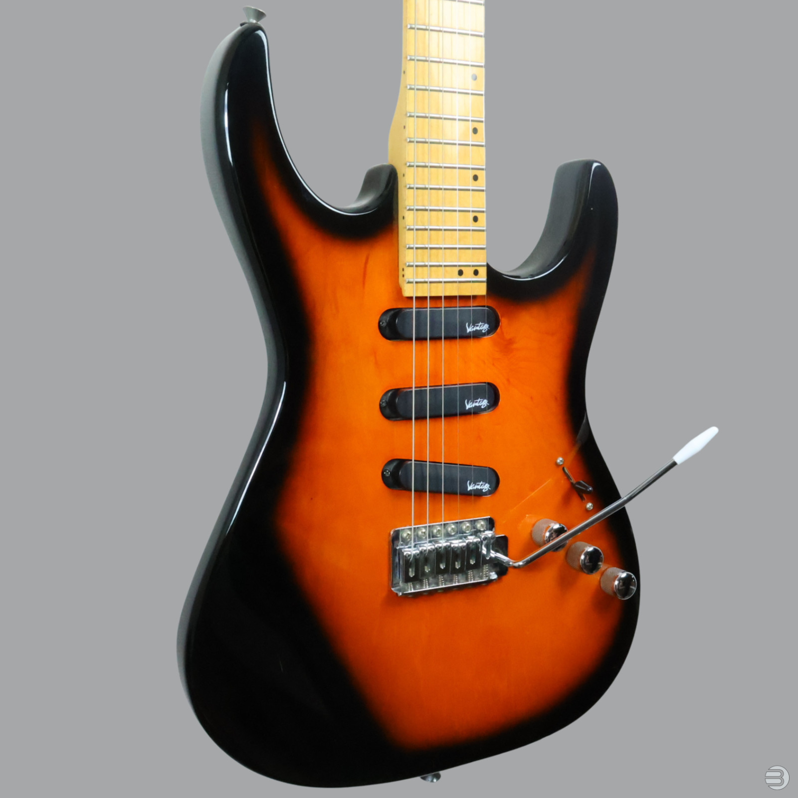 Vantage 113T Electric Guitar – Made in Korea c. 1985 – Sunburst
