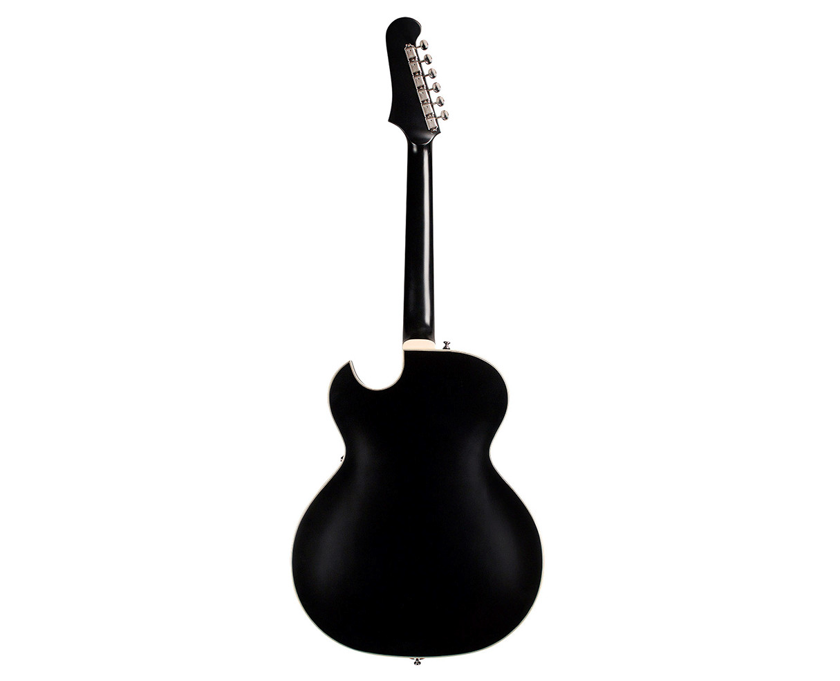 Guild Starfire I Jet 90 Semi-Hollow Guitar w/GVT – Black Satin – Open Box